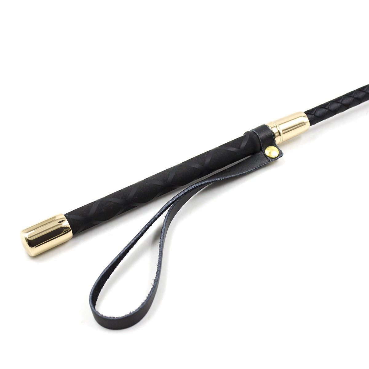 Conditioning Leather Whip for BDSM Play