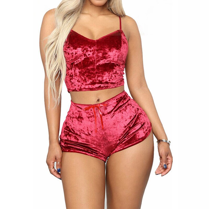 Velvet Sleepwear Set for Women