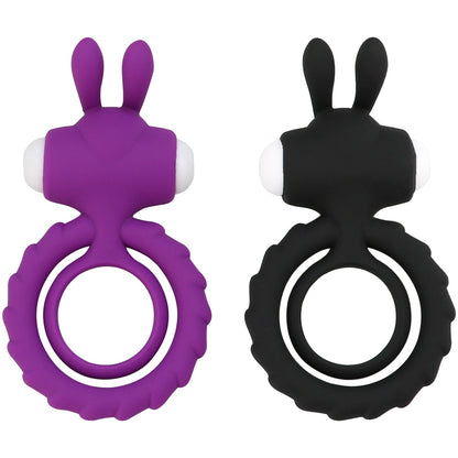 Dual Vibrating Cock Ring for Enhanced Erections