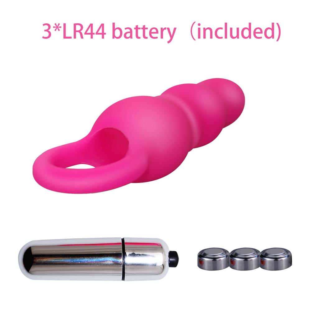 Silicone Anal Bead Vibrator for Men