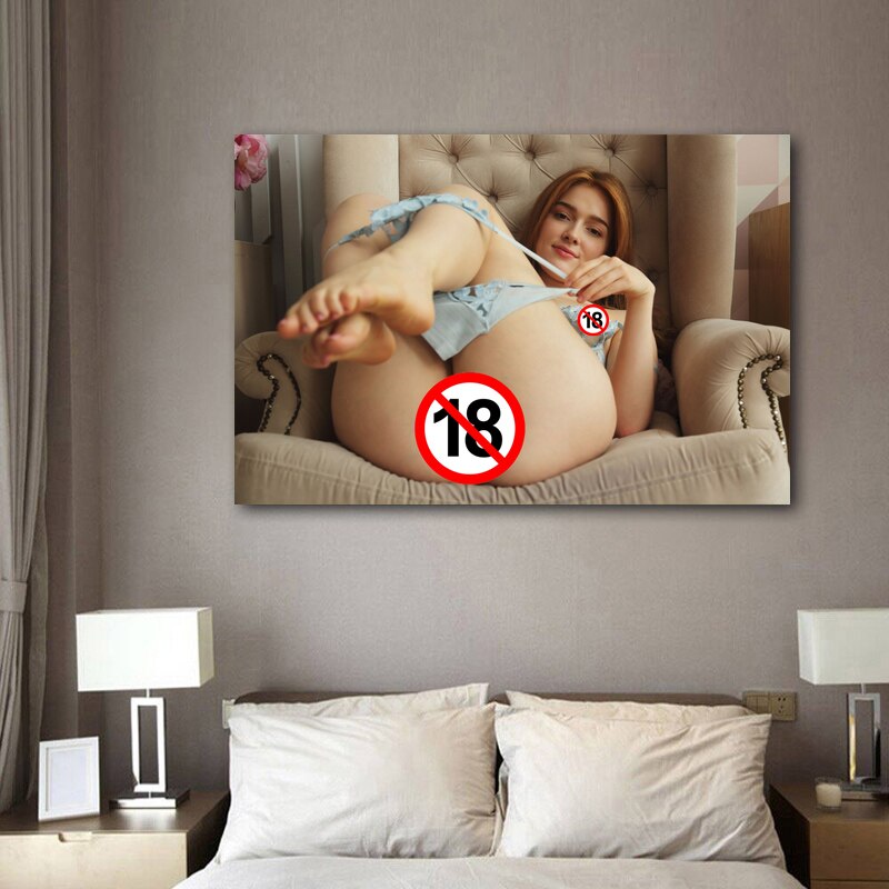 Hot Porn Beauty Wallpaper Canvas Art