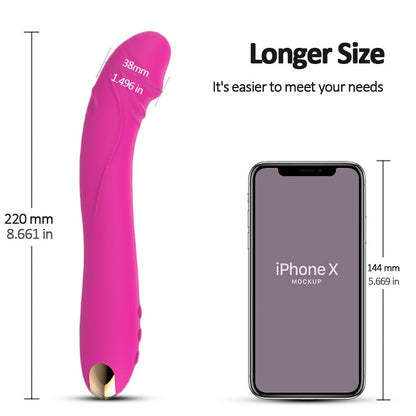 Soft Silicone Dildo Vibrator for Female Masturbation