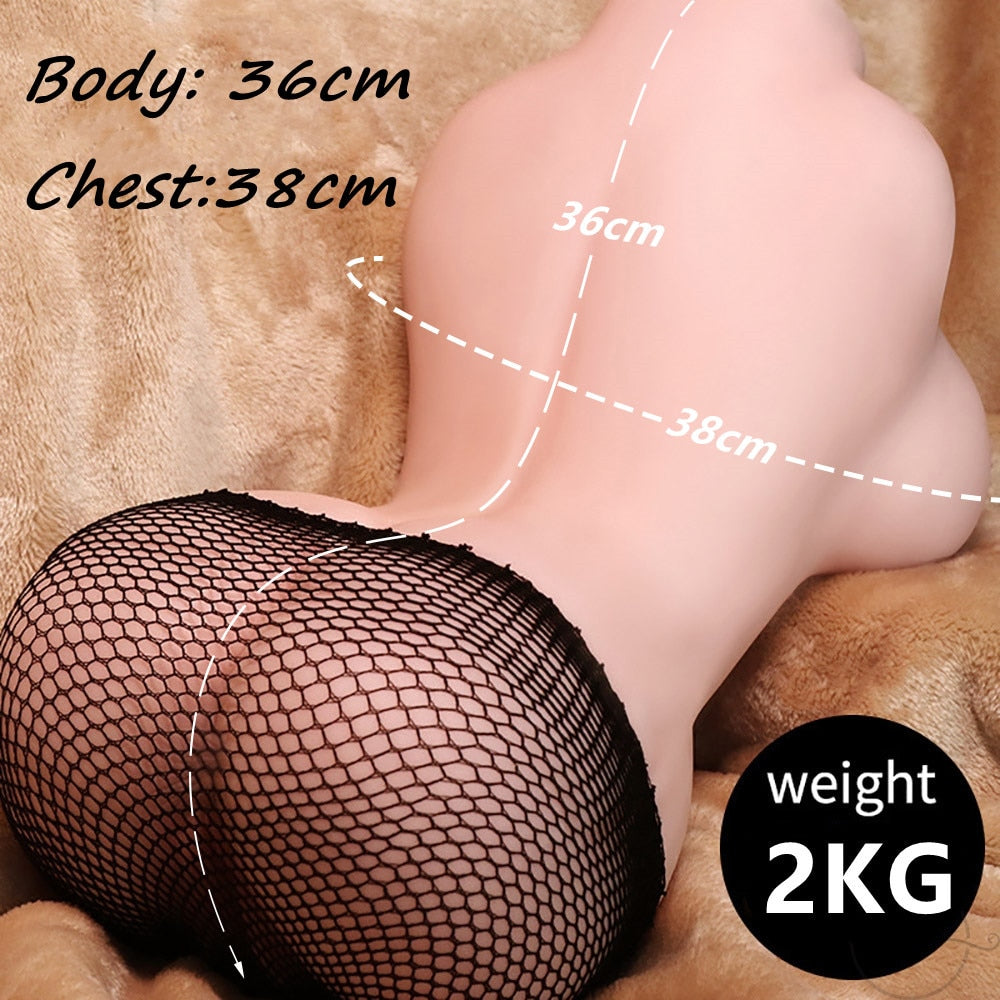 Realistic Silicone Love Doll with Vagina, Big Ass, and Breasts