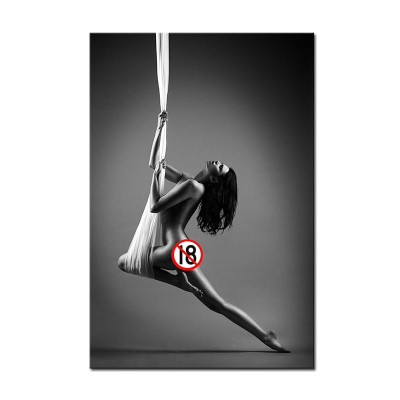 Modern Nude Women Canvas Wall Art
