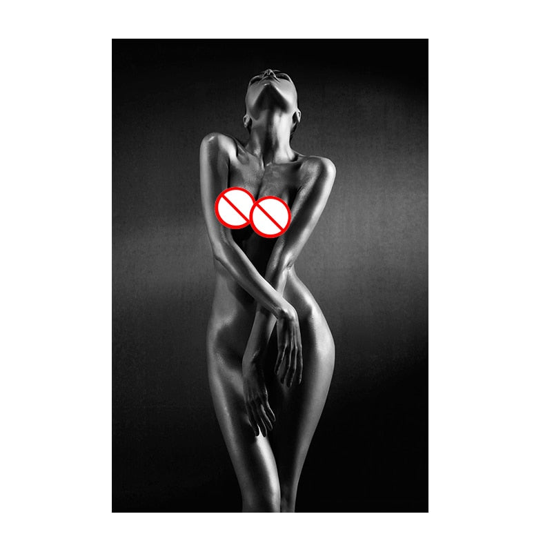Modern Nude Women Canvas Wall Art