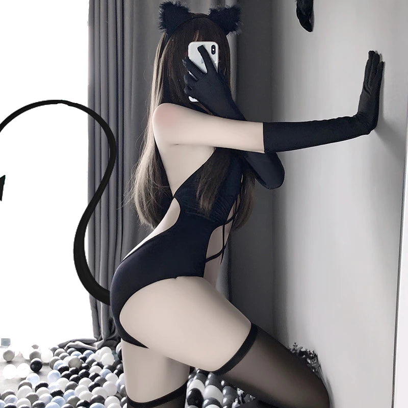Sexy Bodysuit Anime Devil Cosplay