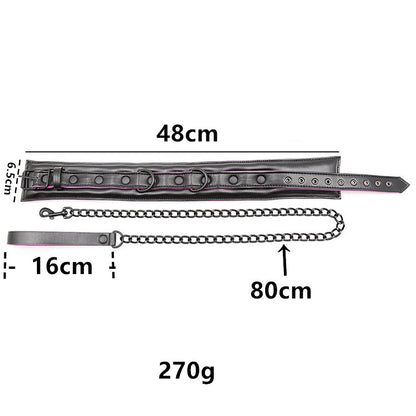 Cosplay Bondage Set with Gothic Collar
