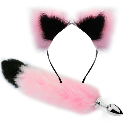 Erotic Fox Tail Anal Plug Set