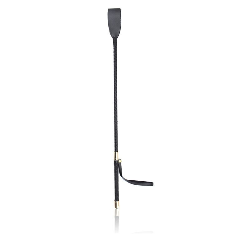 Slim Leather Riding Crop for BDSM Play