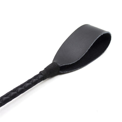 Slim Leather Riding Crop for BDSM Play