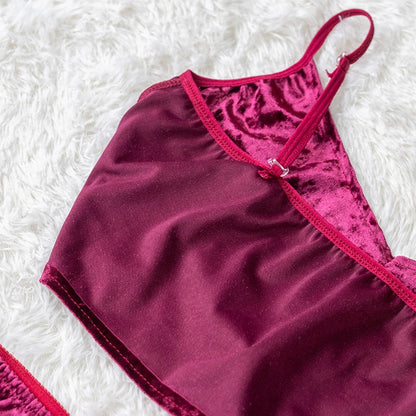 Velvet Sleepwear Set for Women