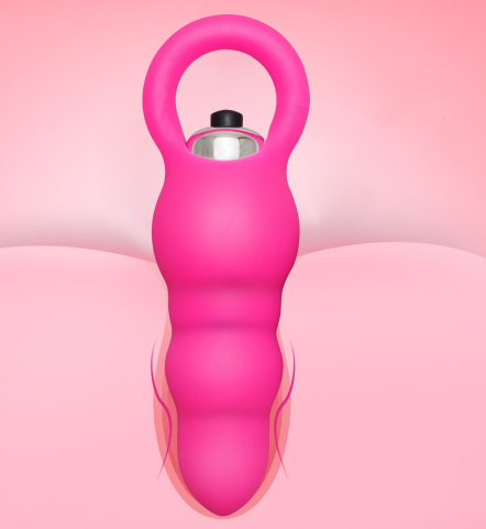 Silicone Anal Bead Vibrator for Men