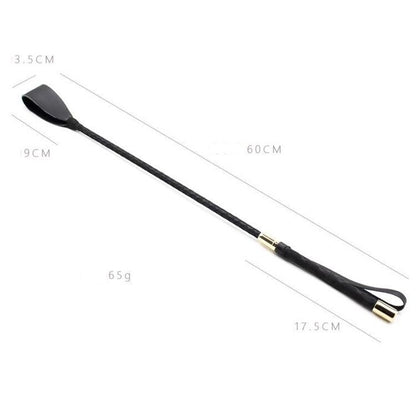 Slim Leather Riding Crop for BDSM Play