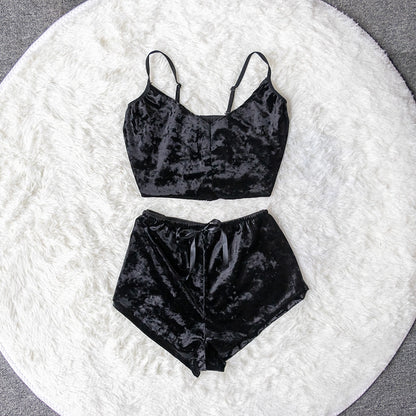 Velvet Sleepwear Set for Women