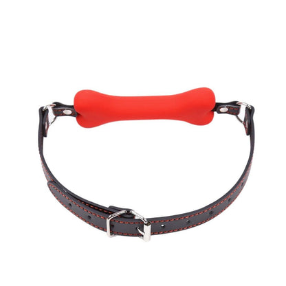 BDSM Silicone Mouth Gag Ball Love Bone Mond Harness - Erotic Sex Products for Couples' Adult Games