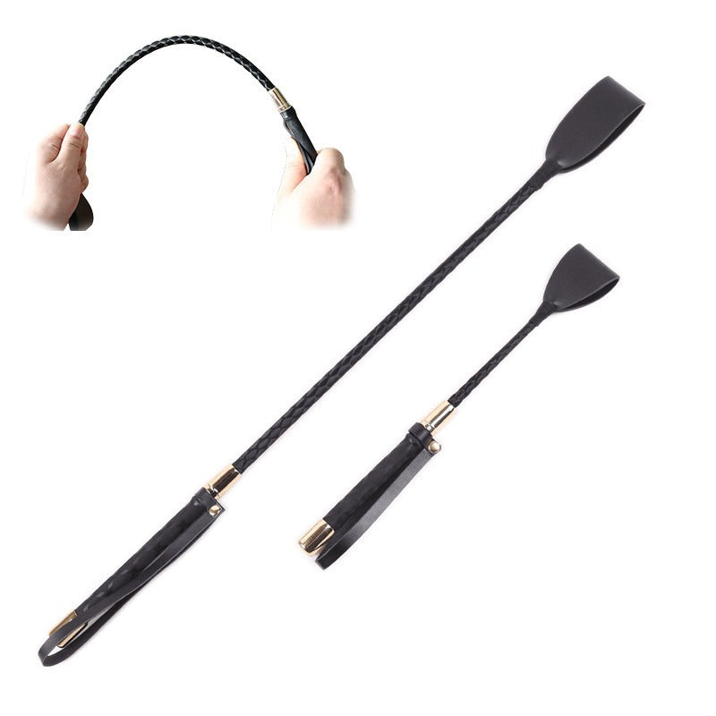 Conditioning Leather Whip for BDSM Play