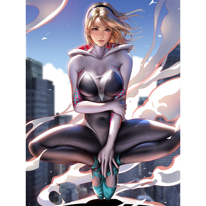 Customizable Sexy Spider Gwen Nude Art Print