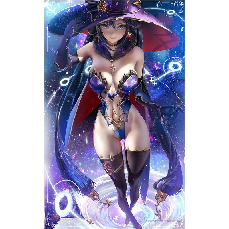 Video Game Ninja Nude Canvas Poster