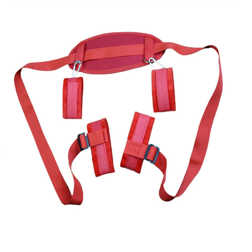 Bed Bondage Cuffs Set for Erotic Play