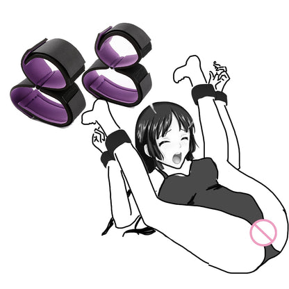 Bed Bondage Cuffs Set for Erotic Play