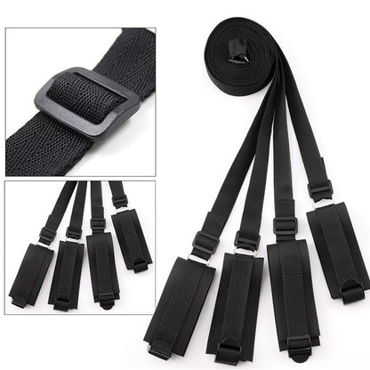 Bed Bondage Cuffs Set for Erotic Play