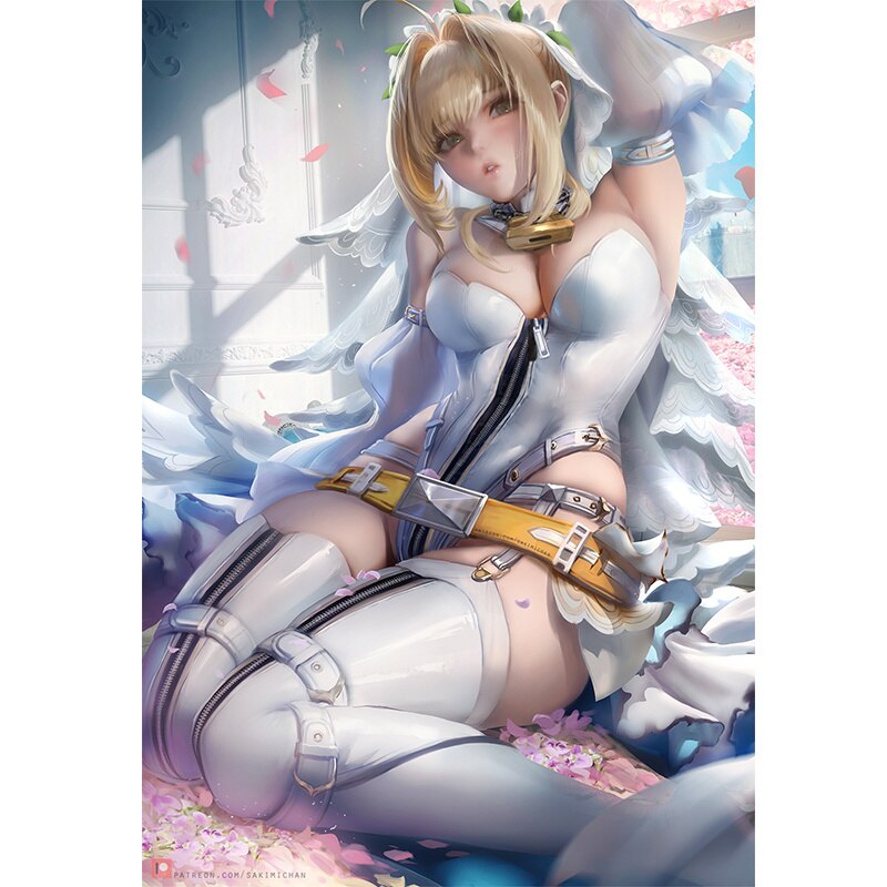 Video Game Ninja Nude Canvas Poster