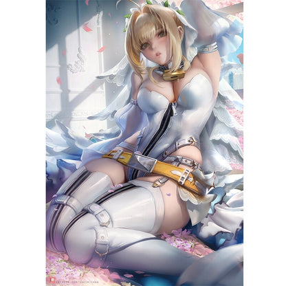 Video Game Ninja Nude Canvas Poster
