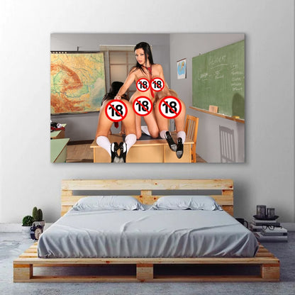 Sexy Nude Women Schoolgirl Aletta Ocean Canvas Printings Art Poster Home Decor Bedroom