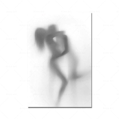 Sexy Romantic Couples Canvas Wall Art