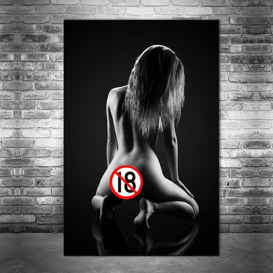 Modern Nude Women Canvas Wall Art