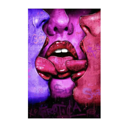 Graffiti Art Sexy Butt Canvas Poster
