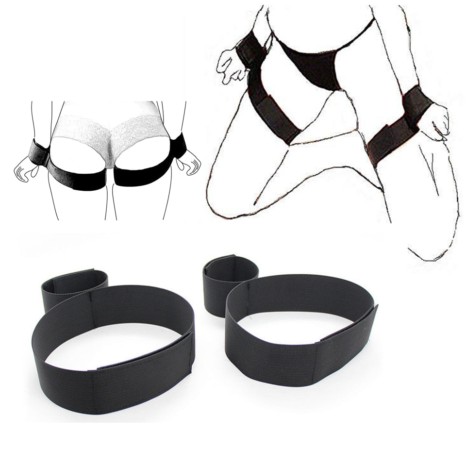 Bed Bondage Cuffs Set for Erotic Play