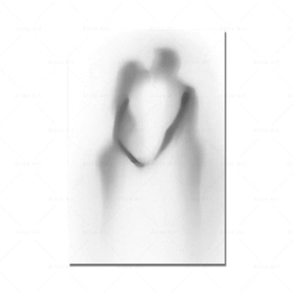 Sexy Romantic Couples Canvas Wall Art