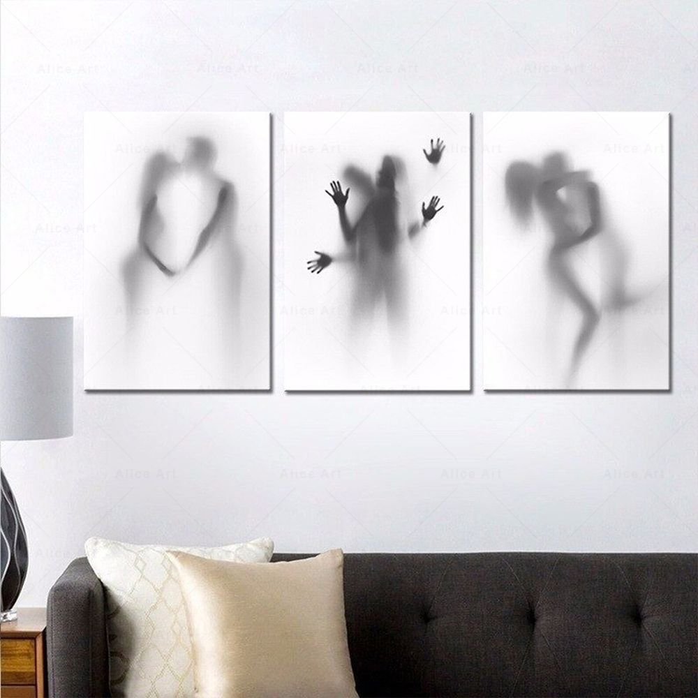 Sexy Romantic Couples Canvas Wall Art