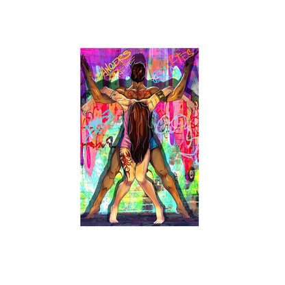 Graffiti Art Sexy Butt Canvas Poster