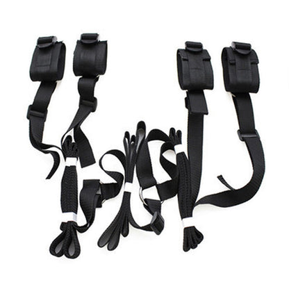 Bed Bondage Cuffs Set for Erotic Play