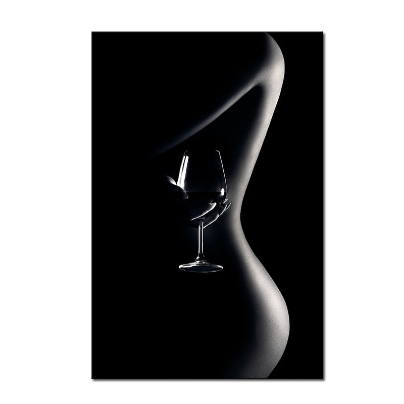 Modern Nude Women Canvas Wall Art