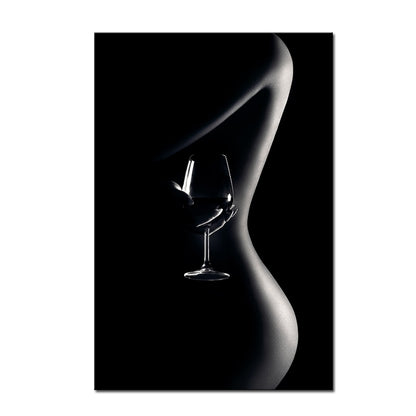 Modern Nude Women Canvas Wall Art