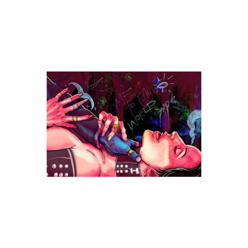 Graffiti Art Sexy Butt Canvas Poster